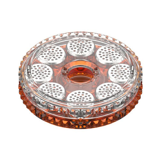 Storz & Bickel Dosing Capsule Magazine viewed from above, with capsules visible through its clear lid