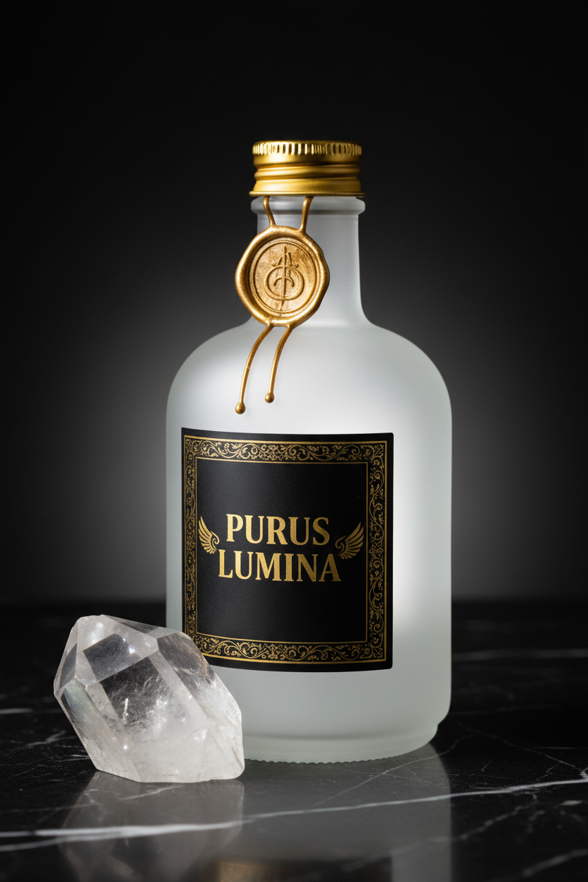 500ml with Purus Lumina label