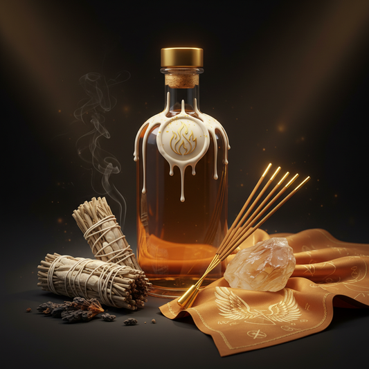 Archangel Uriel - Amber Gold
