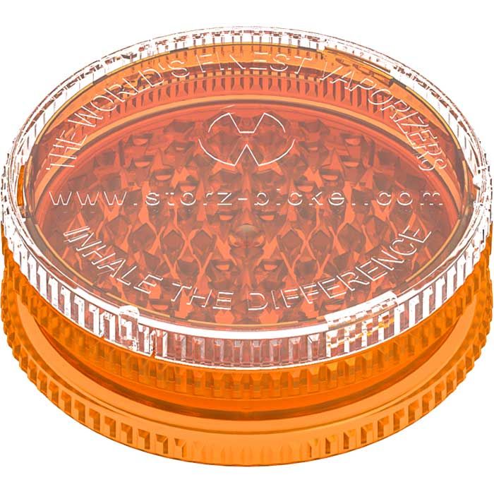 Circular dosing capsule magazine viewed from the side