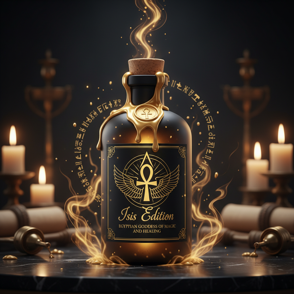 Isis Edition - Egyptian goddess of magic and healing luxury ritual bottle