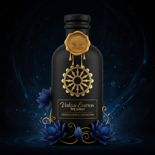 Vishnu Edition - Hindu god of preservation and protection luxury ritual bottle