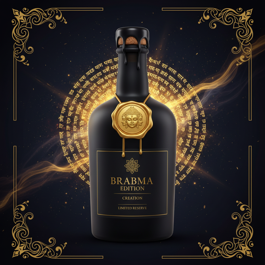 Brahma Edition - Hindu god of creation luxury ritual bottle