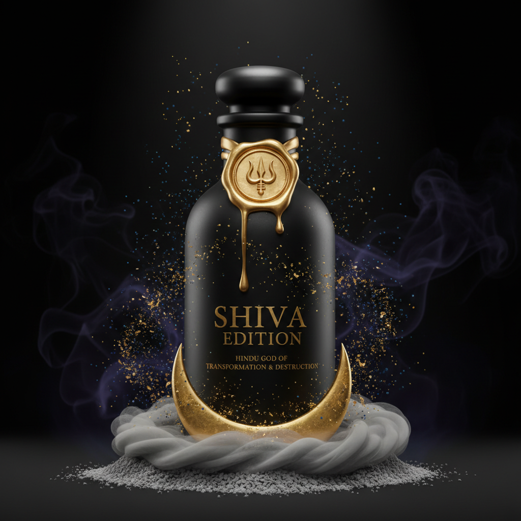 Shiva Edition - Hindu god of transformation luxury ritual bottle