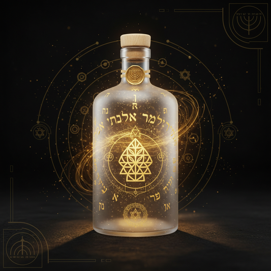 The Sefer Yetzirah - Ancient Wisdom Collection - Luxury 1L Frosted Bottle