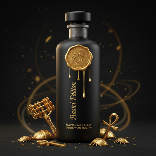Bastet Edition - Egyptian goddess of protection and joy luxury ritual bottle