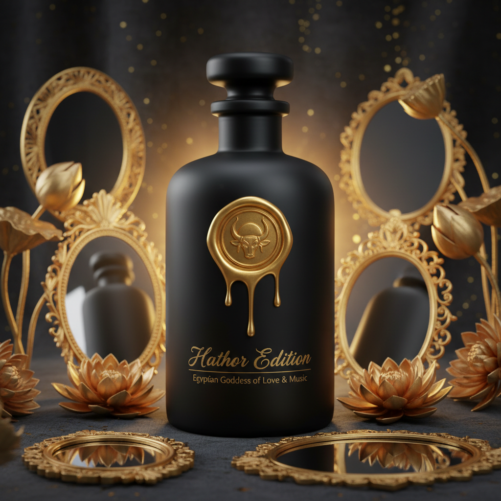 Hathor Edition - Egyptian goddess of love and music luxury ritual bottle