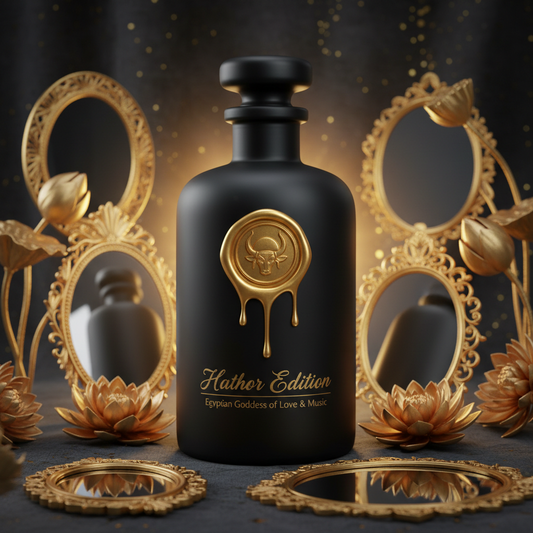 Hathor Edition - Egyptian goddess of love and music luxury ritual bottle