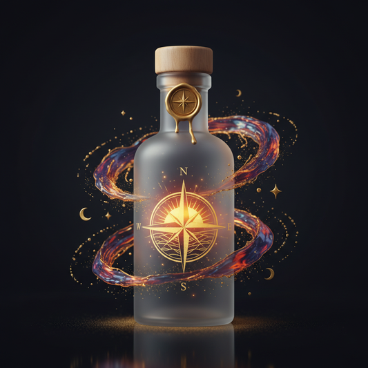 West Edition - Eight Directions Collection - 500ml Frosted Bottle