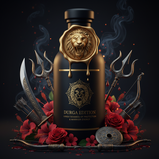 Durga Edition - Hindu goddess of protection and warrior energy luxury ritual bottle