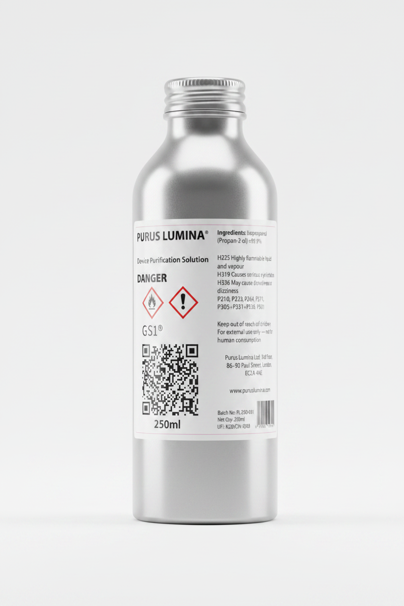 Purus Lumina 250ml Mockup